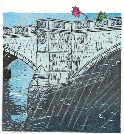 Sudden Shower Chiswick Bridge