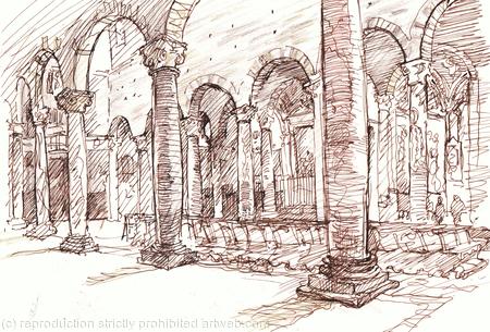 Lucca, San Frediano interior