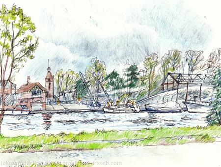 Plats Eyot after the fire 2