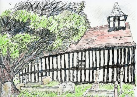 Melverley Church - back