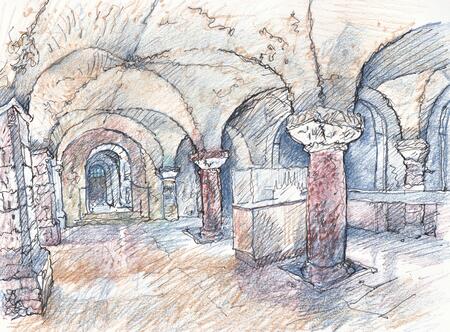 Rochester Cathedral crypt