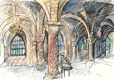 Canterbury Cathedral crypt