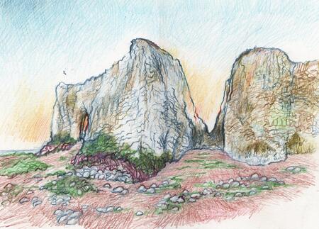 Botany Bay Arch from Kingsgate Bay