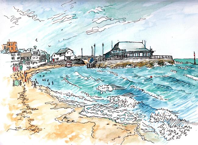 Viking Bay Jetty August