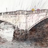 Chiswick Bridge sudden shower