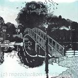 Eel Pie Island Bridge at dawn