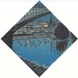 St Mattias Richmond from the River Thames -dusk