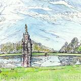 By the Diana Fountain BUSHY PARK