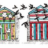 two Broadstairs beachhuts