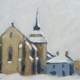 Arnac Church in the Snow