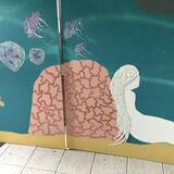 3. Brain Coral and Mermaid in the making