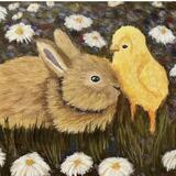Bunny and chick 