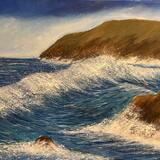 Waves and cliffs 