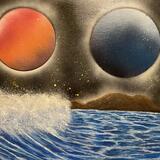 Planets and a big wave 