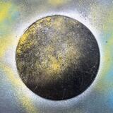 Yellow and black planet 