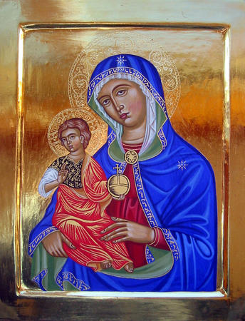 Trecento style Italian Madonna and Child