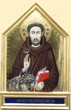 Trecento Italian style St Francis of Assisi