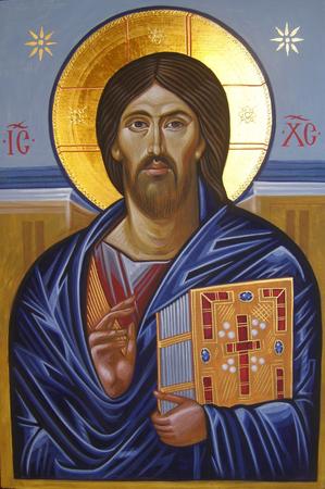 Sinai Christ Icon (painted at St Catherine's Monastery Dec 2011)