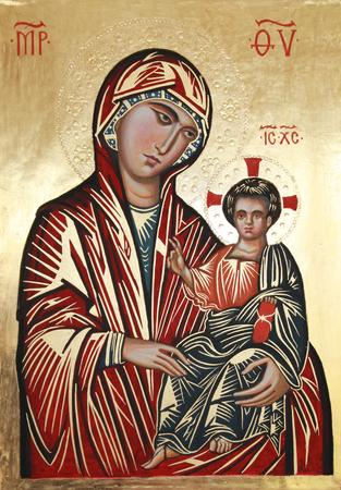 Icon after the Mellon Madonna