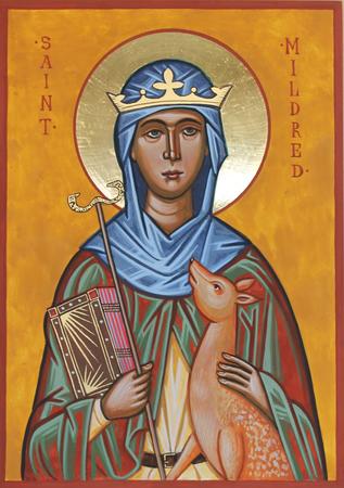 Saint Mildred Icon