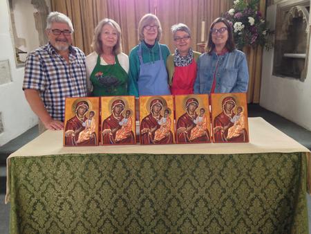 Mother of God Hodegitria Workshop Summer 2015