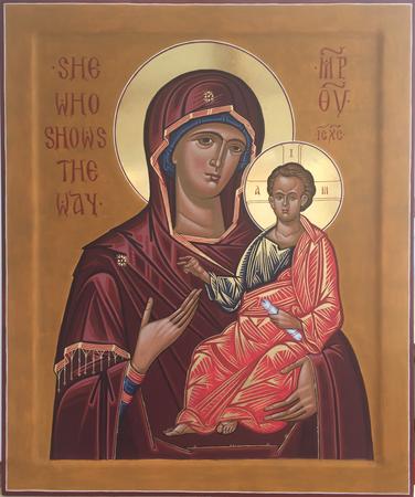 Byzantine Style Mother of God Hodegitria