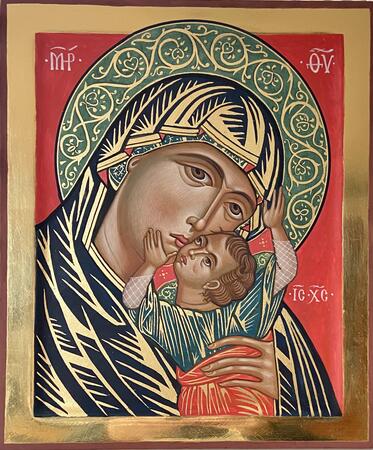 Italo Byzantine Mother of God Kardiotissa