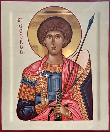 Byzantine Style St George Icon