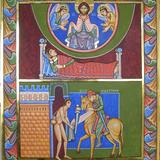 Romanesque Icon of St Martin and the Beggar