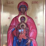 Byzantine Style Saint Anne Icon