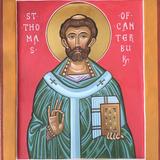 Small St Thomas of Canterbury Icon 