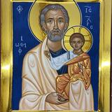 St Joseph and The Christ Child Icon 