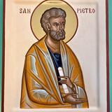 Byzantine style St Peter Icon 