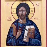 Byzantine style Christ Pantocrator Icon 