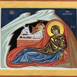 Byzantine style Nativity Icon 