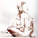 camera pulls 1 - original brush drawing