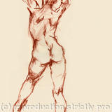 Figure Standing facing Away