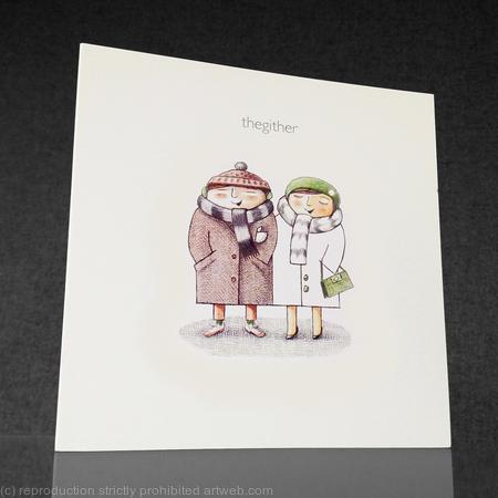 1 x Thegither greetings card.