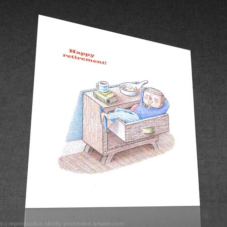 1 x A top drawer birthday greetings card.