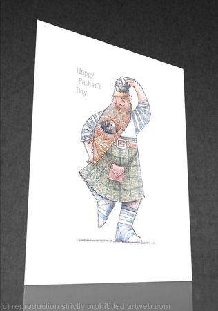 1 x Happy Father's Day - Ya dancer!