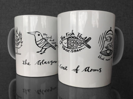 1 x Glasgow Coat of Arms mug (large)