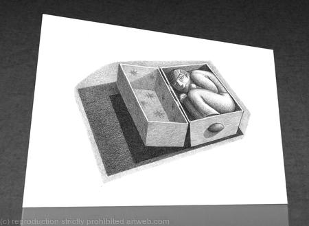 1 x Preoccupied  greetings card.