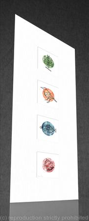 1 x Glasgow Coat of Arms mounted  print (portrait).