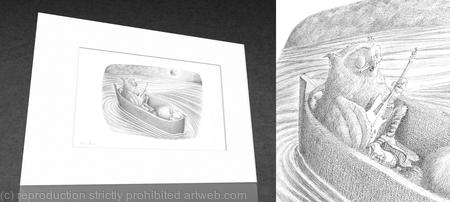 1 x 'O Pussy my love' (mounted & signed print).