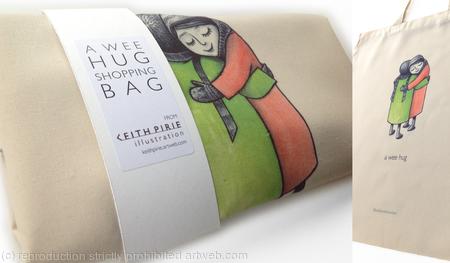 1 x A wee hug shopping bag (colour).