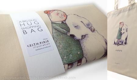 1 x A big dug hug shopping bag.