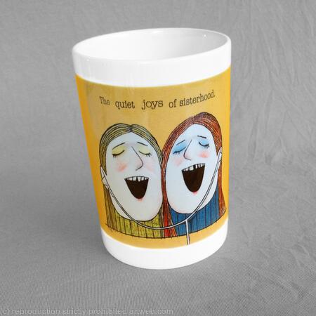 1 x The quiet joys of sisterhood mug.