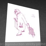 1 x a wee message greetings card