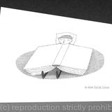 1 x a wee book lover greetings card 