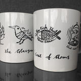 1 x Glasgow Coat of Arms mug (large)